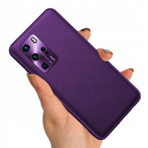 Etui Case Satyna LENS FIOLETOWY do HUAWEI P40 PRO
