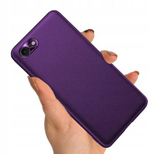 Etui Case Satynowe LENS FIOLETOWY do IPHONE 7/8