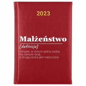 KALENDARZ Dzienny A5 2023 Definicje MAŁŻEŃSTWO Wz