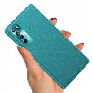 Etui Case Satynowe LENS ZIELONY do HUAWEI NOVA 7