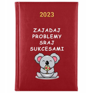KALENDARZ Dzienny A5 2023 do Pracy Śmieszne Wzory