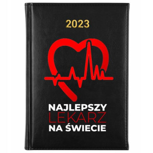 KALENDARZ Dzienny A5 2023 Najlepszy LEKARZ Wzory