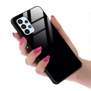Etui Case Szklane Black Glass do SAMSUNG A23 4G