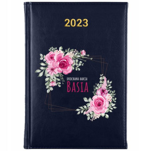 KALENDARZ Dzienny A5 2023 Prezent dla BABCI Wzory