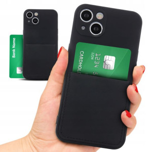 Etui Case Z Kieszonką COVER Black do IPHONE 12 PRO