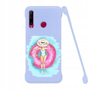 Etui Coby FIOLET do HUAWEI HONOR V40 Serialowe Wz