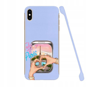 Etui Coby FIOLET do IPHONE XS MAX Serialowe Wzory