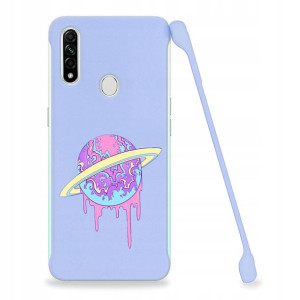 Etui Coby FIOLET do OPPO A31 2020 Art Sztuka Wzory
