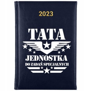 KALENDARZ Dzienny A5 2023 Prezent dla TATY WZORY