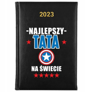 KALENDARZ Dzienny A5 2023 Prezent dla TATY WZORY