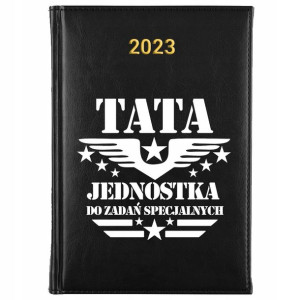 KALENDARZ Dzienny A5 2023 Prezent dla TATY WZORY