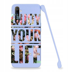 Etui Coby FIOLET do REALME X50 Case Modne Wzory