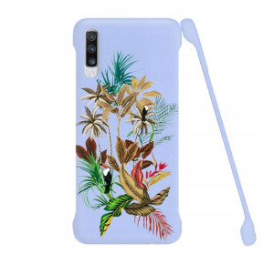 Etui Coby FIOLET do SAMSUNG A70 Serialowe Wzory