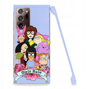 Etui Coby FIOLET do SAMSUNG NOTE 20 ULTRA Wzory