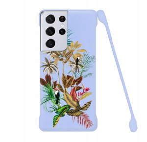 Etui Coby FIOLET do SAMSUNG S21 ULTRA Serialowe Wz