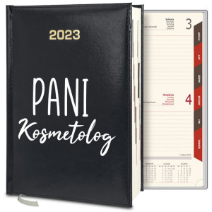 KALENDARZ Dzienny A5 2023 Prezent PANI KOSMETOLOG