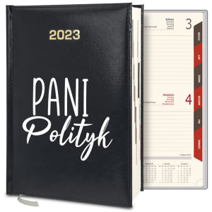 KALENDARZ Dzienny A5 2023 Prezent PANI POLITYK Mix