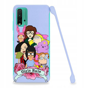 Etui Coby FIOLET do XIAOMI REDMI NOTE 9 4G Wzory