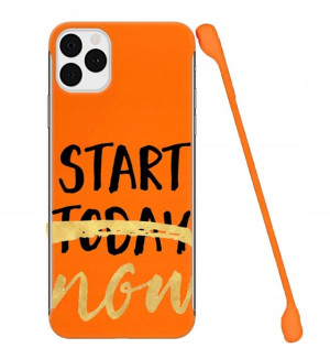Etui Coby POMARAŃCZ do IPHONE 11 PRO MAX Serial Wz