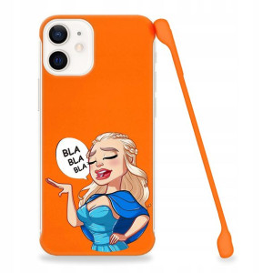 Etui Coby POMARAŃCZ do IPHONE 12 MINI Top Wzory