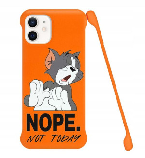 Etui Coby POMARAŃCZ do IPHONE 12 PRO Serialowe Wz