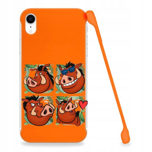 Etui Coby POMARAŃCZ do IPHONE XR Case Modne Wzory