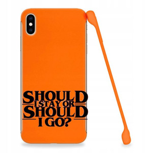 Etui Coby POMARAŃCZ do IPHONE XS MAX Modne Wzory