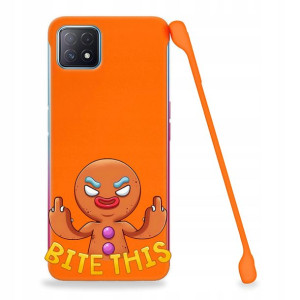 Etui Coby POMARAŃCZ do OPPO A72 5G Śmieszne Wzory