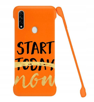 Etui Coby POMARAŃCZ do OPPO A8 Serialowe Top Wzory