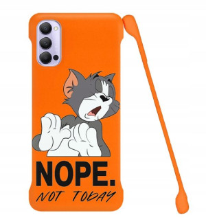 Etui Coby POMARAŃCZ do OPPO RENO 4 Serialowe Wz