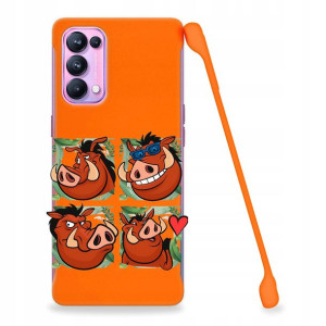 Etui Coby POMARAŃCZ do OPPO RENO 5 PRO Modne Wzory