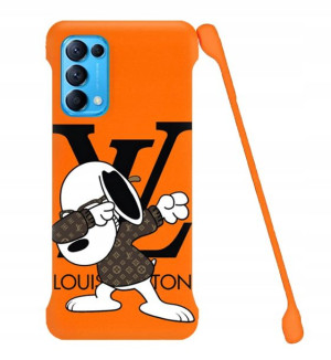 Etui Coby POMARAŃCZ do OPPO RENO 5 Serialowe Wz