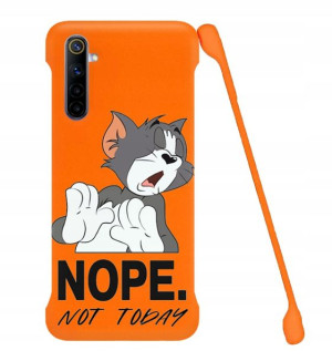 Etui Coby POMARAŃCZ do REALME X50 Serialowe Wzory