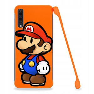 Etui Coby POMARAŃCZ do SAMSUNG A50 Case Top Wzory