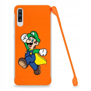 Etui Coby POMARAŃCZ do SAMSUNG A70 Case Top Wzory