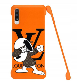 Etui Coby POMARAŃCZ do SAMSUNG A70s Serialowe Wz