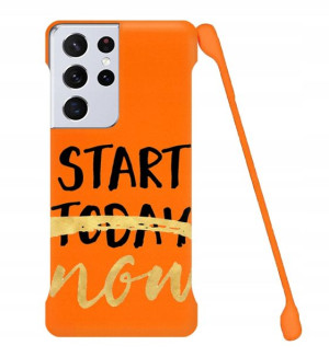 Etui Coby POMARAŃCZ do SAMSUNG S21 ULTRA Serial Wz