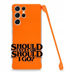 Etui Coby POMARAŃCZ do SAMSUNG S21 ULTRA Top Wzory
