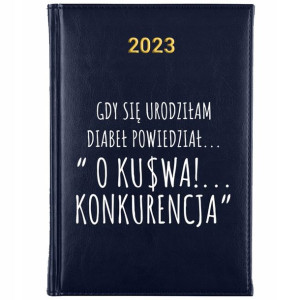 KALENDARZ Książkowy Dzienny A5 2023 Śmieszne WZORY