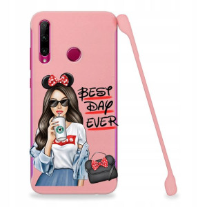 Etui Coby RÓŻ do HUAWEI HONOR 10i Śmieszne Wzory