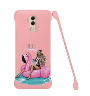 Etui Coby RÓŻ do HUAWEI MATE 20 LITE Serial Wzory