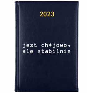 KALENDARZ Książkowy Dzienny A5 2023 Śmieszne WZORY