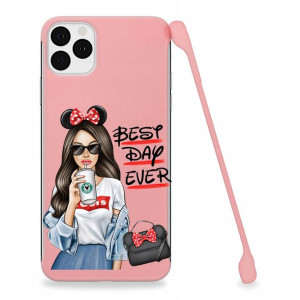 Etui Coby RÓŻ do IPHONE 11 PRO MAX Śmieszne Wzory