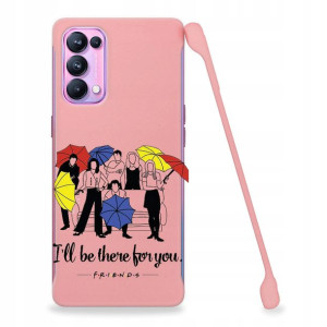 Etui Coby RÓŻ do OPPO RENO 5 PRO Śmieszne Wzory