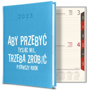 Kalendarz Planer 2023 Motywacyjne Inspirujące Wzór