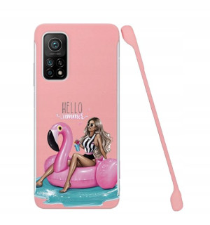 Etui Coby RÓŻ do XIAOMI Mi 10T PRO 5G Serial Wzory