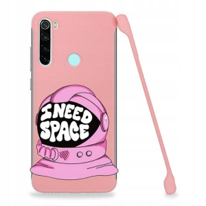 Etui Coby RÓŻ do XIAOMI REDMI NOTE 8 2021 Wzory