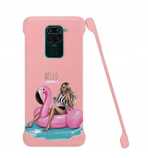Etui Coby RÓŻ do XIAOMI REDMI NOTE 9 Serial Wzory
