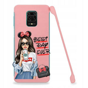 Etui Coby RÓŻ do XIAOMI REDMI NOTE 9S Modne Wzory