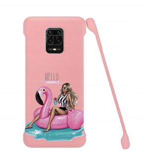 Etui Coby RÓŻ do XIAOMI REDMI NOTE 9S Serial Wz